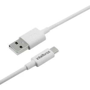 Cabo USB-C 1,2Mts PVC EUAC 12PB Branco Intelbras