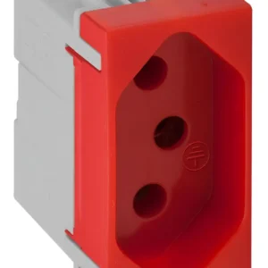 Modulo Tomada 2p+t 10a Vermelho 30426-39 - Simon 30