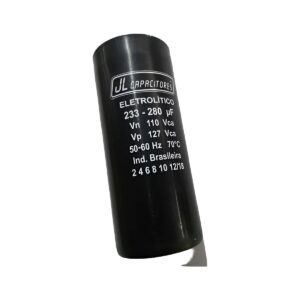 Capacitor Com Suporte e Tampa 233-280 110V - JL
