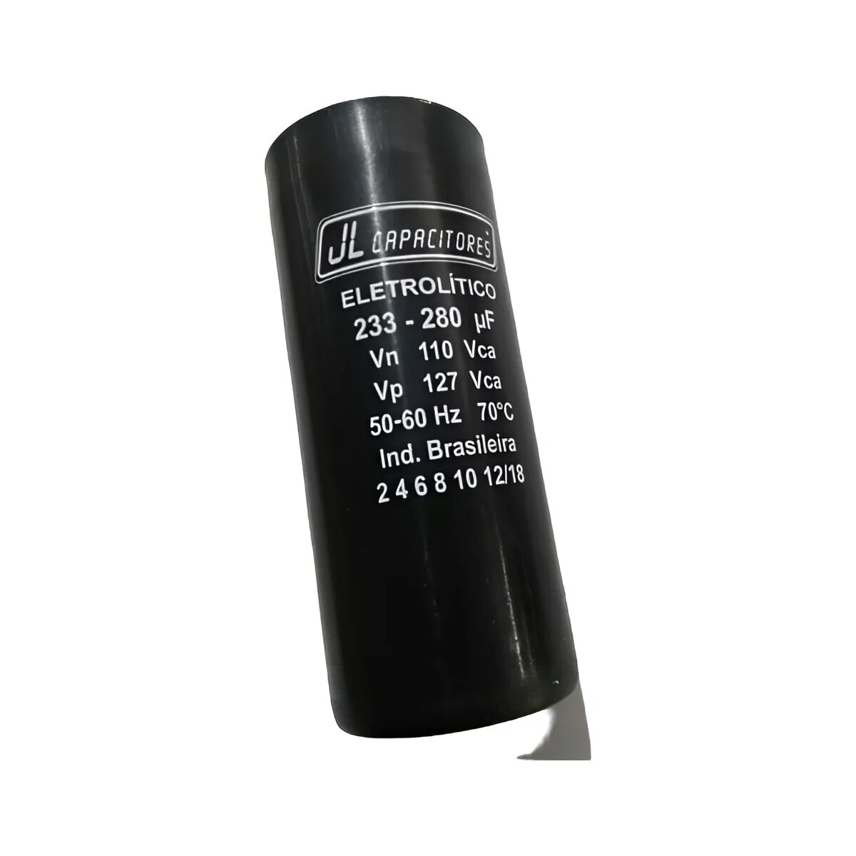 Capacitor Com Suporte e Tampa 233-280 110V - JL