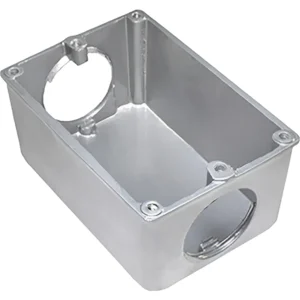 Caixa De Passagem De Piso 4x2 Com Furo De 1 Baixa - Olivo