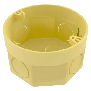 Caixa de Luz Pvc Amarela 3x3 - Tigreflex