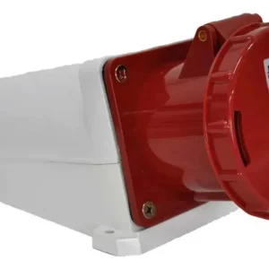 Tomada Sobrepor Industrial 3p+t 63a 380v Vermelha 134 - Jng