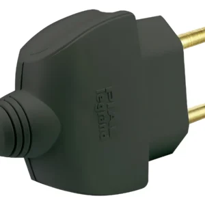 Plug Macho Reforçado 10a Preto 615810 - Pial