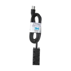 Extensão Eletrica Connect Plus 3T 2P+T 20A 3Mts Preto - Fiolux