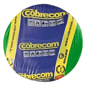 Cabo Flexível 6mm 100 Metros Verde - Cobrecom