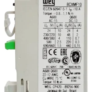 Bloco De Contato Na - Bcxmf10 - Weg
