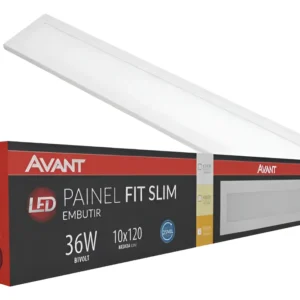 Painel de LED Embutir 100x1200 36W 6500K - Avant