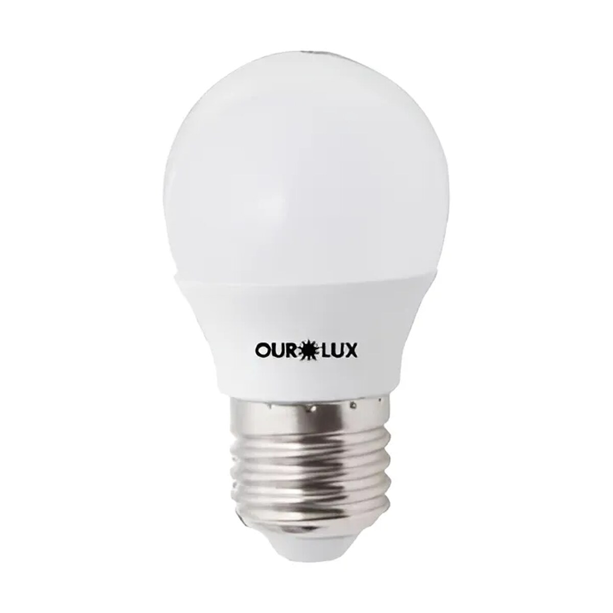 Lâmpada de LED Bolinha 4W E27 Bivolt Amarela - Ourolux