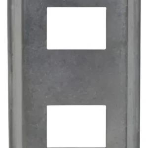 Placa Para Condulete 1 2 RJ45 - Daisa