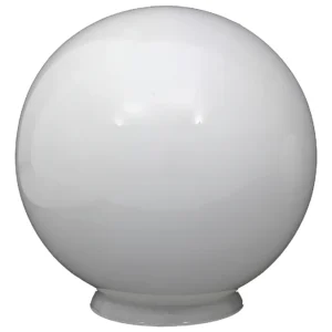 Globo Vidro Esfera 15x280 Leitoso - Realeza