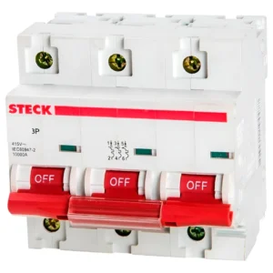 Disjuntor Tripolar 70A Curva C - Steck