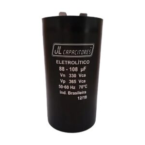 Capacitor Com Suporte e Tampa 88-108 110V - JL