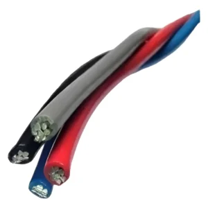 Cabo Quadruplex 25mm Neutro Preto/Cinza/Vermelho/Azul