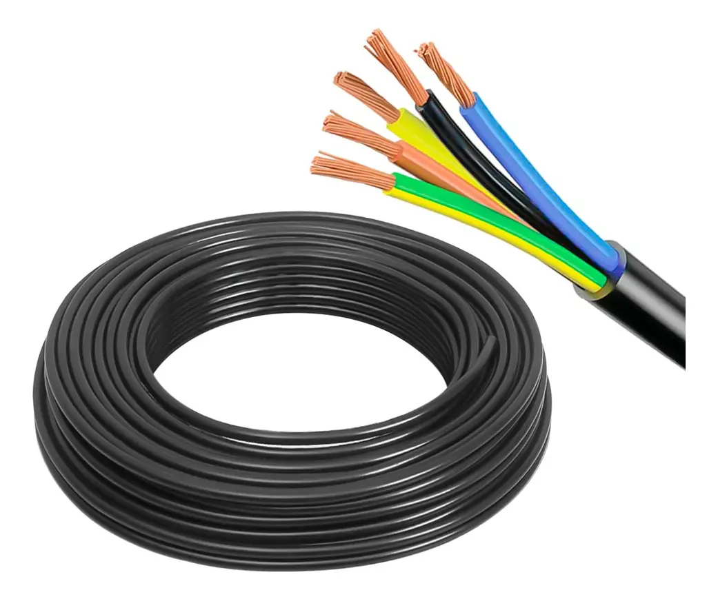 Cabo PP 1kV 5x2,5mm 100 Metros Preto - SIL