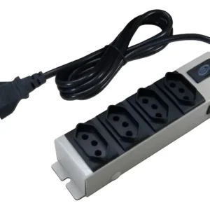 Filtro De Linha Chapa 4 Tomadas Com Fusivel Bivolt Multicraf