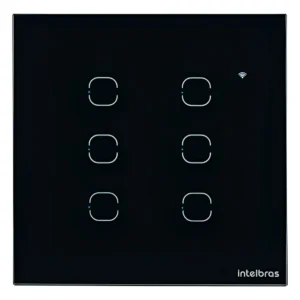 INTERRUPTOR SMART WI-FI TOUCH EWS1006 PT (INTELBRAS-SC)