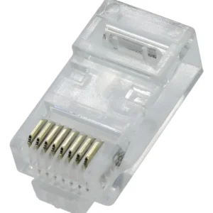 Conector Macho RJ45 Cat5 8x8 10 Peças AD
