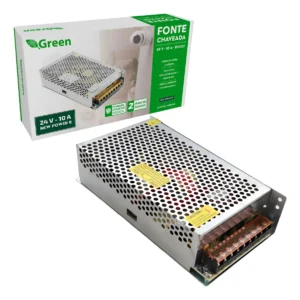 Fonte de Alimentação 24V 10A 120W Bivolt - Green Metal
