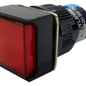 Botão Para Comando 16mm Ylay8e-f11r Vm Quadrado 3p - Jng