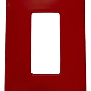 Placa 1 Tecla Vermelha 1/2-3/4 - Eletromax