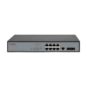 Switch 8P GB SG 1002 MR L2+ REM Intelbras