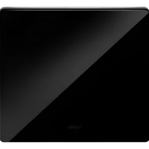 Placa 4x4 Cega Com Suporte Black Piano 20900-57 - Simon