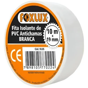 Fita Isolante Branco 10mts - Foxlux