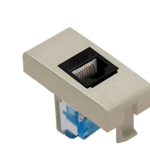 Modulo Tomada RJ45 CAT5E Class Champanhe 85416 - Inova Pro