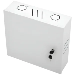 Caixa Metalica Vertical Combate Branca 370x340x110mm Gforce