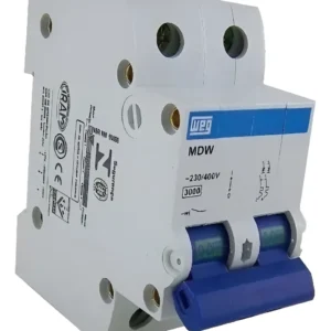 Disjuntor Bipolar De 16a Curva B - Mdw-b16-2 Weg