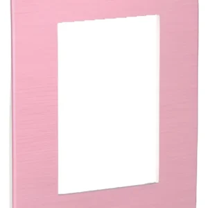 Placa 4x2 3 Postos Aluminio Venus Pink S733103625