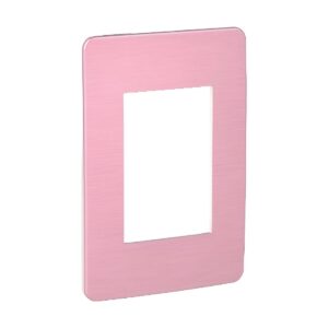 Placa 4x2 3 Postos Aluminio Venus Pink S733103625
