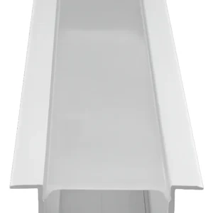 Perfil Para Fita de LED Embutir 24x14x3Mts Branco - Foxlux