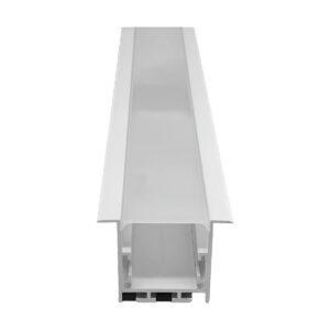 Perfil Para Fita de LED Embutir 24x14x3Mts Branco - Foxlux
