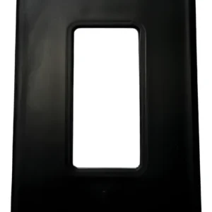 Placa 1 Tecla Preta 1 - Eletromax