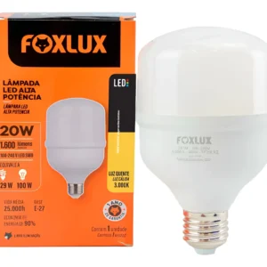 Lâmpada de LED Bulbo 20W 3000K - Foxlux