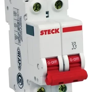 Disjuntor Bipolar De 40a Curva C - Sdd62c40 Steck