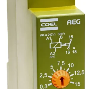 Temporizador Aeg 3s 94/242vca/24vca/vcc - Coel