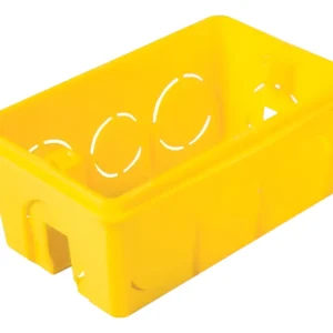 Caixa de Luz Pvc Amarela 4x2 Imp - Tramontina
