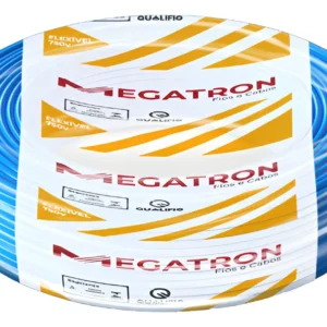 Cabo Flexivel 750V 2,5mm 100Mts Azul Megatron