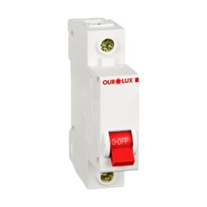 Disjuntor Monopolar 25A Curva C 4kA - Ourolux