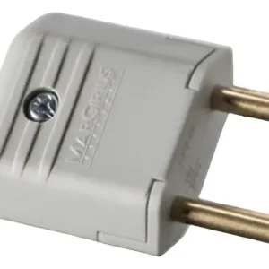 Plug Macho 2P 10A Cinza PLD6-2 Com 10 - Margirius