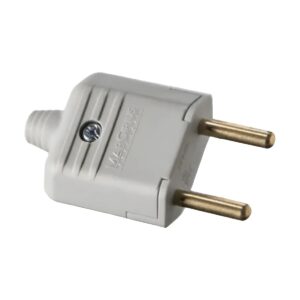Plug Macho 2P 10A Cinza PLD6-2 Com 10 - Margirius