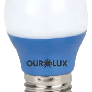 Lâmpada De Led Bolinha 3w Azul - Ourolux