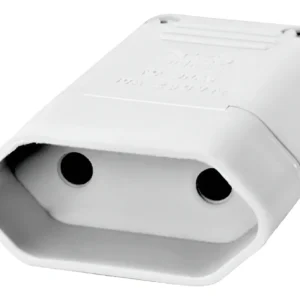 Plug Fêmea Branco 2p 10a 1042 - Perlex