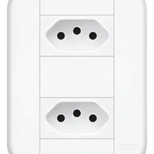 Conjunto 2 Tomadas 20A 3920 - Fame Blanc+