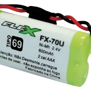 Bateria Para Telefone Sem Fio 2,4V 600mAh FX-70U - Xcell