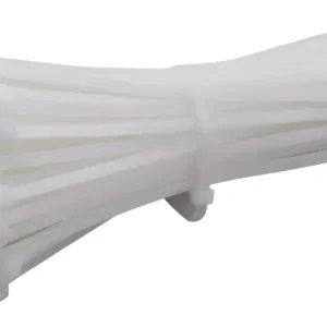 Abraçadeira Nylon 150x2,5mm Branca Com 100 - Fertak