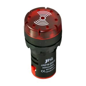 Sinaleiro Cigarra 22,5mm JAD1622 220V Vermelho - JNG
